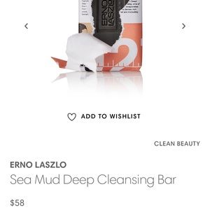 ERNO LASZLO
Sea Mud Deep Cleansing Bar